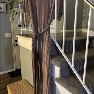 Express Dress, light brown, Maxi, Large